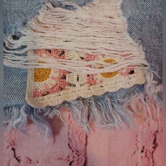 EUC Aeropostale High Rise Jean Shorts Size 10 - Picture 3 of 9